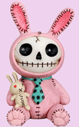 Pink BunBun figurine
