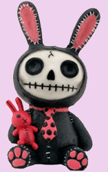 Black BunBun figurine