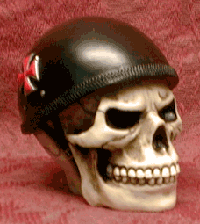 the Iron Cross Biker Skull